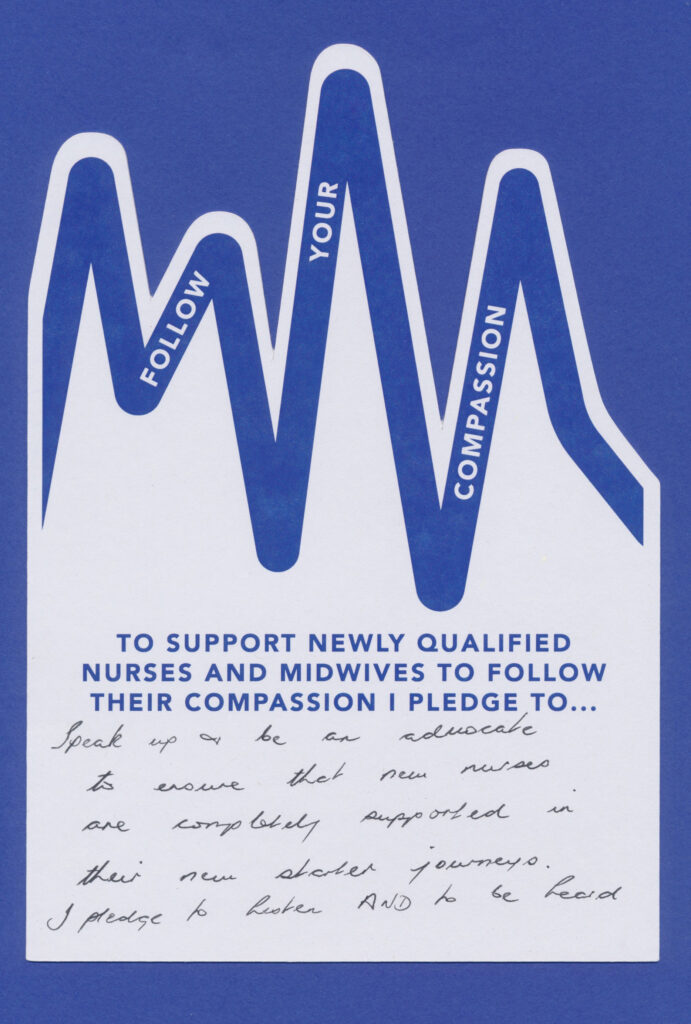 To support new qualified nurses and midwives follow their commitment.